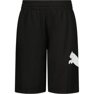 imagePUMA Boys Core Essential Athletic ShortsPuma BlackWhite