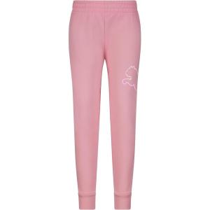 imagePUMA Girls Core Logo Jogger Fleece Lined Elastic Waistband Pull on PantPink