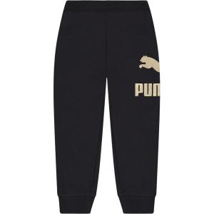 imagePUMA Girls Core Logo Jogger Fleece Lined Elastic Waistband Pull on PantPuma Black
