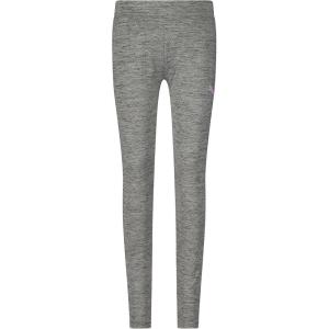 imagePUMA Girls Core Logo Legging Elastic Waistband Soft ampamp ComfortableCastlerrock Heather