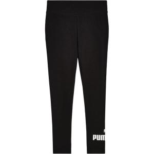 imagePUMA Girls Core Logo Legging Elastic Waistband Soft ampamp ComfortableNo1 Logo Black