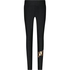 imagePUMA Girls Core Logo Legging Elastic Waistband Soft ampamp ComfortablePuma BlackRose Gold