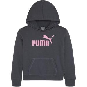 imagePUMA Girls Long Sleeve Sweater Crewneck Pullover Soft Knit FabricGalactic Gray