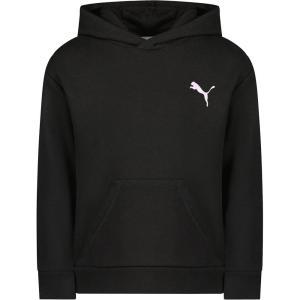 imagePUMA Girls Long Sleeve Sweater Crewneck Pullover Soft Knit FabricPuma Black