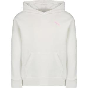 imagePUMA Girls Long Sleeve Sweater Crewneck Pullover Soft Knit FabricPuma White