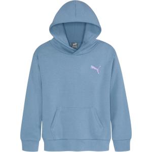 imagePUMA Girls Long Sleeve Sweater Crewneck Pullover Soft Knit FabricZen Blue