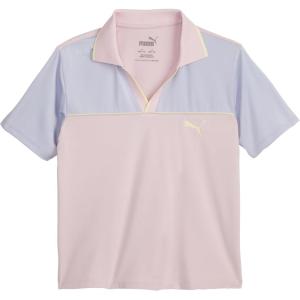 imagePUMA Girls Short Sleeve TShirt Fashion Prints ampamp Colors Soft and ComfortableMauve  Polo