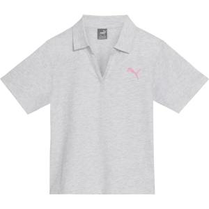 imagePUMA Girls Short Sleeve TShirt Fashion Prints ampamp Colors Soft and ComfortableWhite