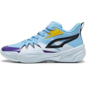imagePUMA Mens Genetics Basketball Shoes Blackfor All Time Red 14Luminous Blueicy Blue