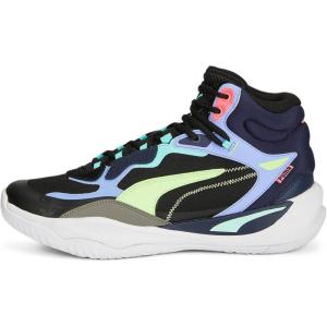 imagePUMA Mens Playmaker Pro Mid SneakerBlackelektro Purple