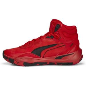 imagePUMA Mens Playmaker Pro Mid SneakerFor All Time Redblack