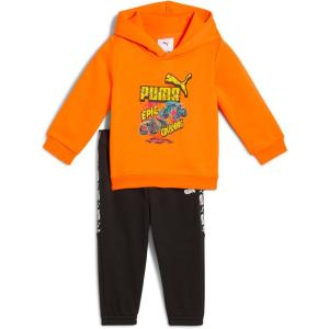 imagePUMA Unisex Baby Hot Wheels Minicats Sweatshirt ampamp Pants SetPuma Black Ah25
