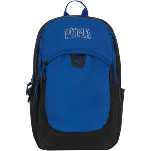 imagePUMA Unisex Kids Rally Backpack BlackMetallic Silver LargeVivid Blue