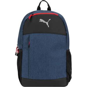 imagePUMA Unisex Kids Terrain Backpack Galactic Grey Heather LargeNavy Blue Heather