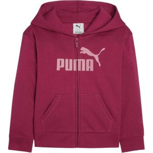 imagePUMA girls Core Logo Zip Up HoodieBerry