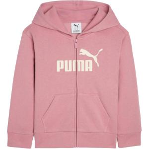 imagePUMA girls Core Logo Zip Up HoodiePoised Pink