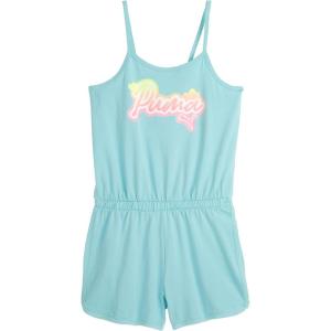 imagePUMA girls Sleeveless Romper One Piece Outfit Lightweight ampamp BreathableLake Blue