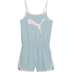 imagePUMA girls Sleeveless Romper One Piece Outfit Lightweight ampamp BreathableTurquoise Aqua