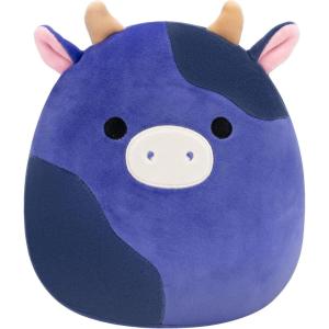 imageSquishmallows Original 8Inch Ingred Purple and Black Spotted Cow  Official Jazwares Plush LittleBlack Spotted Cow