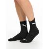 imagePUMA Mens 8 Pack Athletic Cushioned High Quarter Crew SocksBlackWhite