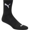imagePUMA Mens 8 Pack Athletic Cushioned High Quarter Crew SocksBlackWhite