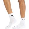 imagePUMA Mens 8 Pack Athletic Cushioned High Quarter Crew SocksWhiteBlack
