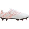 imagePUMA UnisexChild Attacanto Firm Artificial Ground Soccer Cleats SneakerPuma Whiteglowing Red