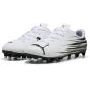 imagePUMA UnisexChild Attacanto Firm Artificial Ground Soccer Cleats SneakerWhiteblack Ah25
