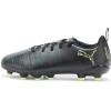 imagePUMA UnisexChild Future Play Firm Artificial Ground Soccer CleatsBlackfizzy Lightgreen Terrain Ah25