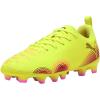 imagePUMA UnisexChild Future Play Firm Artificial Ground Soccer CleatsYellow Alertpuma Blacksun Struck
