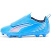 imagePUMA UnisexChild Ultra Play Hook and Loop Firm Artificial Ground Soccer Cleats SneakerUltra Bluewhiteglowing Red Ah25
