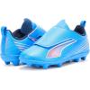 imagePUMA UnisexChild Ultra Play Hook and Loop Firm Artificial Ground Soccer Cleats SneakerUltra Bluewhiteglowing Red Ah25