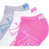 imagePUMA Womens 6 Pack Runner SocksGrey White Pink