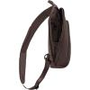 imagePUMA Womens Myriad Sling Sporty HandsFree Bag with Reversible Strap ampamp Dual Compartments Black One SizeFlat Brown