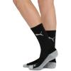 imagePUMA mens 6 Pack Crew SocksBlackGray