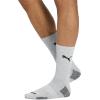 imagePUMA mens 6 Pack Crew SocksBlackGrey Combo