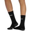 imagePUMA mens 6 Pack Crew SocksBlackGrey Logo