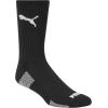 imagePUMA mens 6 Pack Crew SocksBlackWhite