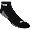 imagePUMA mens 6 Pack Quarter Crew SocksBlack