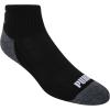 imagePUMA mens 6 Pack Quarter Crew SocksBlackGrey Combo