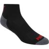 imagePUMA mens 6 Pack Quarter Crew SocksDark GreyBlack Red Combo