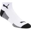 imagePUMA mens 6 Pack Quarter Crew SocksWhiteBlack