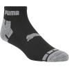 imagePUMA mens 6 Pack Quarter Crew SocksWhiteBlackGrey