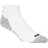 imagePUMA mens 6 Pack Quarter Crew SocksWhiteGrey Detail