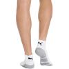 imagePUMA mens 6 Pack Quarter Crew SocksWhiteGrey Detail