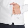 imagePUMA womens Cloudspun Heather Full Zip JacketWhite Glow