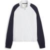 imagePUMA womens Lightweight 14 Zip ShellWhite Glowdeep Navy