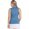 imagePuma Womens Range Pique Sleeveless Golf PoloBlue Horizon