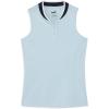imagePuma Womens Range Pique Sleeveless Golf PoloSilver Sky