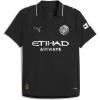 imageManchester City FC Mens 202526 Authentic Away Soccer Jersey  Slim Fit  Black
